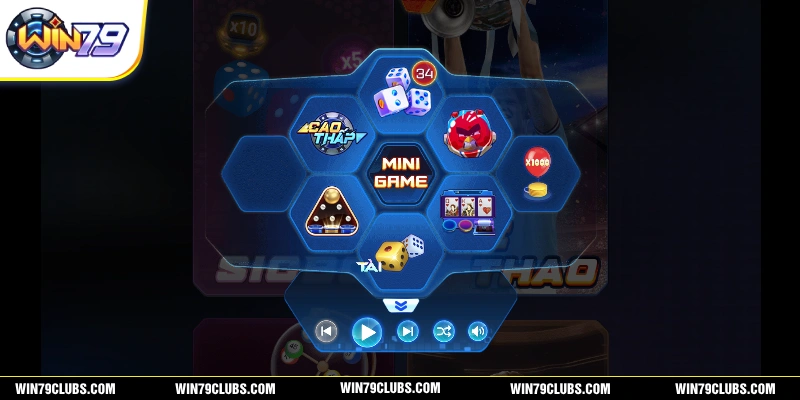 Hệ thống Mini Game Win79 với nhiều trò chơi đa dạng 