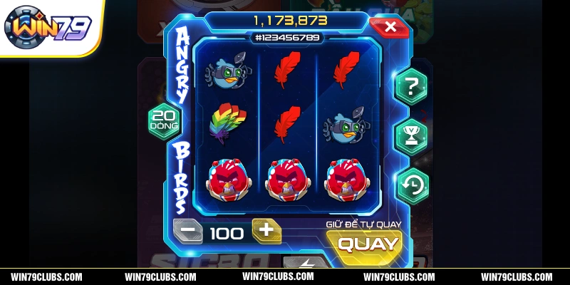 Giao diện Mini game Win79 đẹp mắt với các phím chức năng được bố trí hợp lý